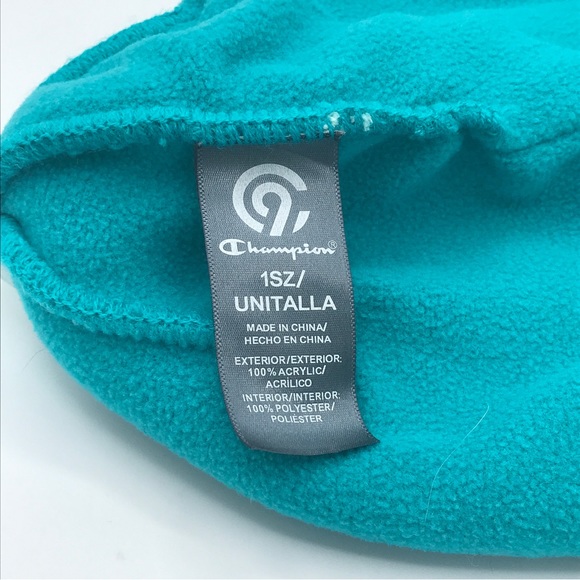 C9 Champion Kids Peruvian Winter Hat with Ear Flaps and Fleece Lining Aqua Blue - Picture 2 of 5